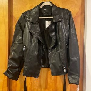 NORDSTROM NWT ELODIE LEATHER JACKET